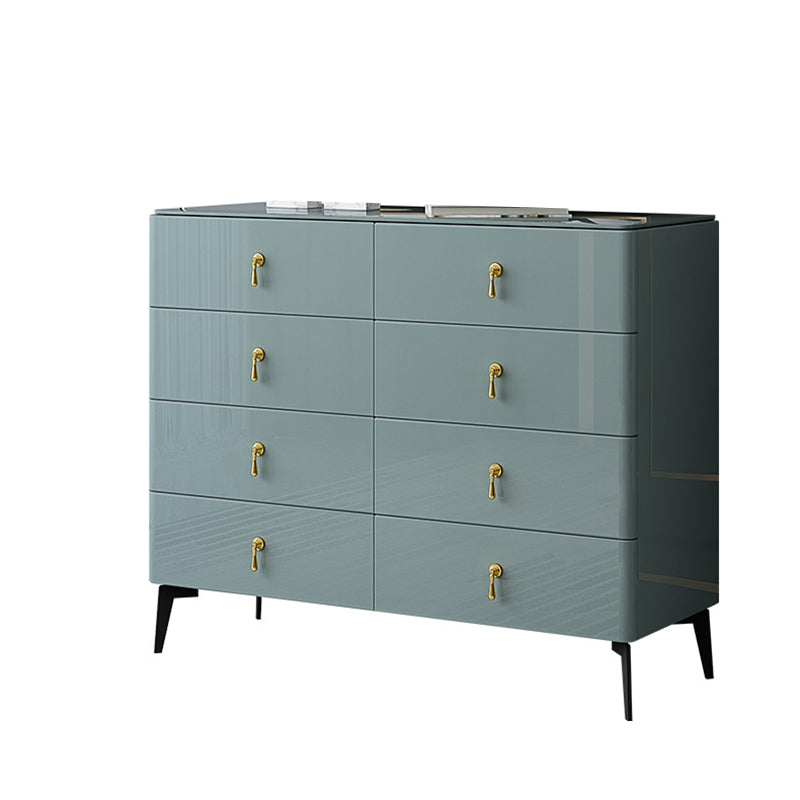 Contemporary 34.65'"/41.73" Tall Wooden Chest, Rectangle Accent Chest with Drawers