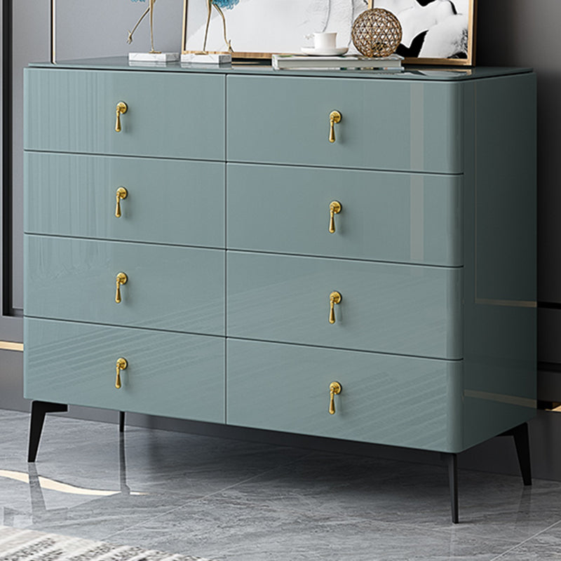 Contemporary 34.65'"/41.73" Tall Wooden Chest, Rectangle Accent Chest with Drawers