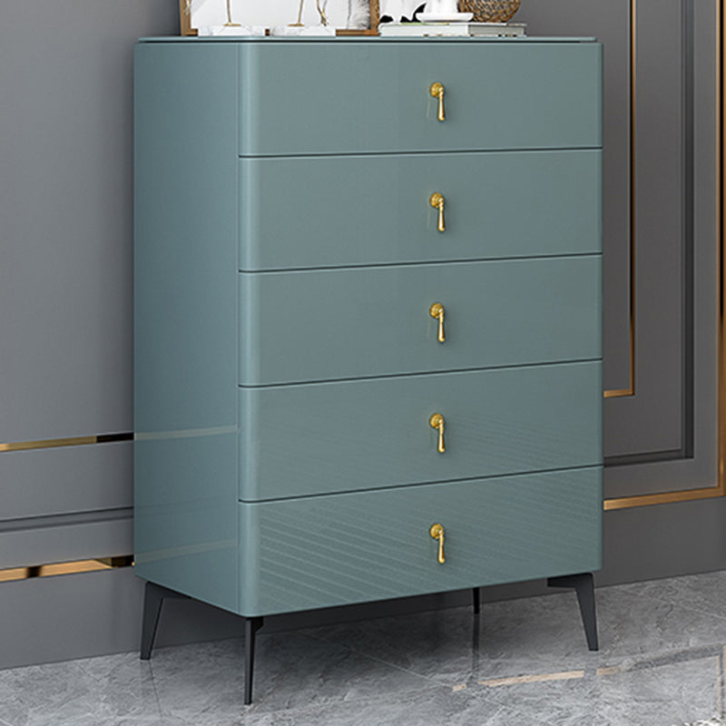Contemporary 34.65'"/41.73" Tall Wooden Chest, Rectangle Accent Chest with Drawers