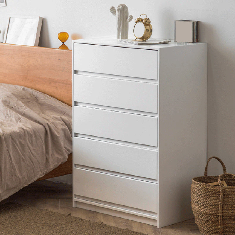 Rectangle Pine Accent Chest with Drawers Modern Chest 27.56" L