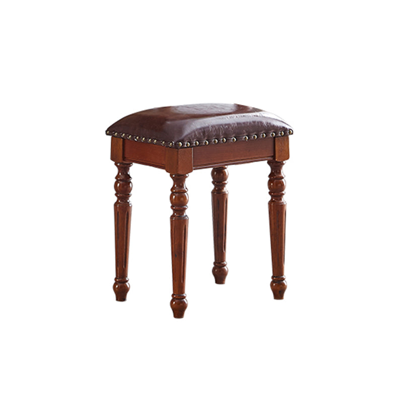 Traditional Vanity Dressing Table Set Solid Wood Make-up Vanity