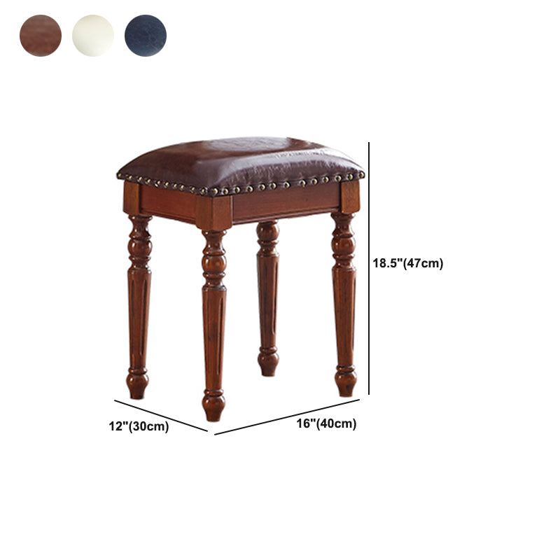 Traditional Vanity Dressing Table Set Solid Wood Make-up Vanity
