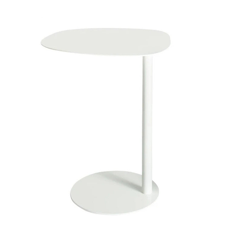 Mid-Century Pedestal Sofa Side Accent Table Iron End Slide Table