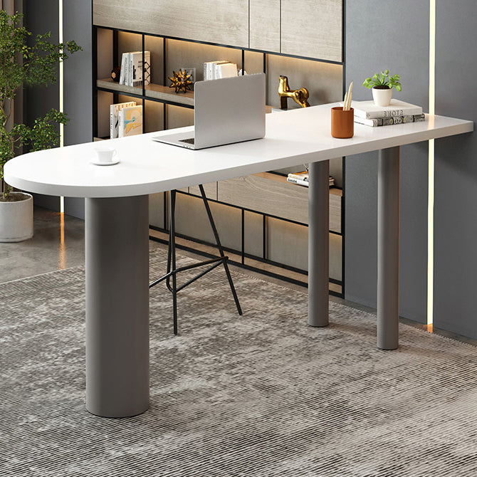 Specialty Solid Wood Bar Table with 3 Legs Contemporary Pub Table for Home