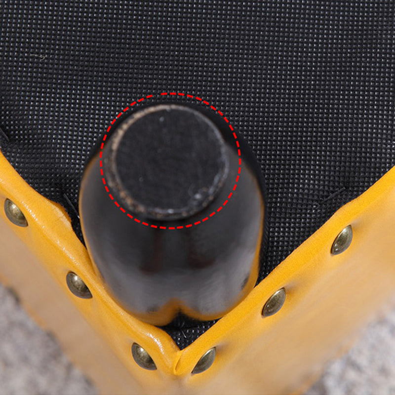 Modern Rectangle Pouf Ottoman Faux Leather Chair Ottoman With Nailhead Trim