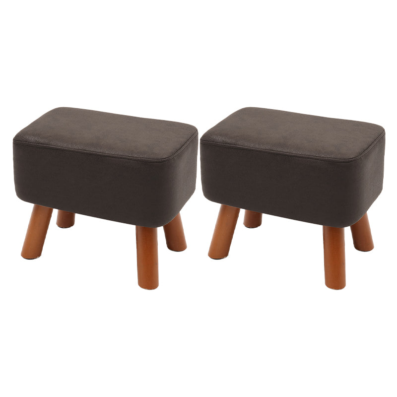 Contemporary Standard Stain Resistant Pure Color Leather Indoor Standard