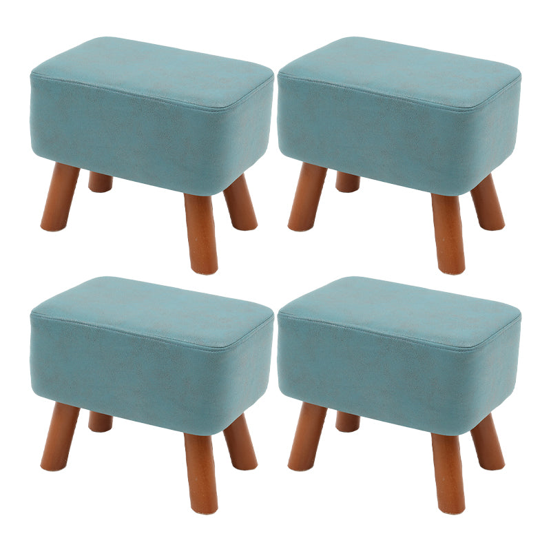 Contemporary Standard Stain Resistant Pure Color Leather Indoor Standard