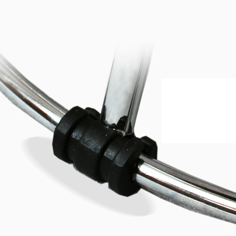 Round Standard Ottoman Mildew Resistant Solid Corduroy Glam Ottoman