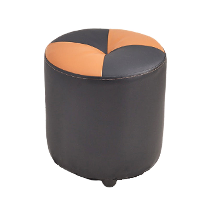 Modern Yellow Cube Water Resistant Color Piece Leather Indoor Cube