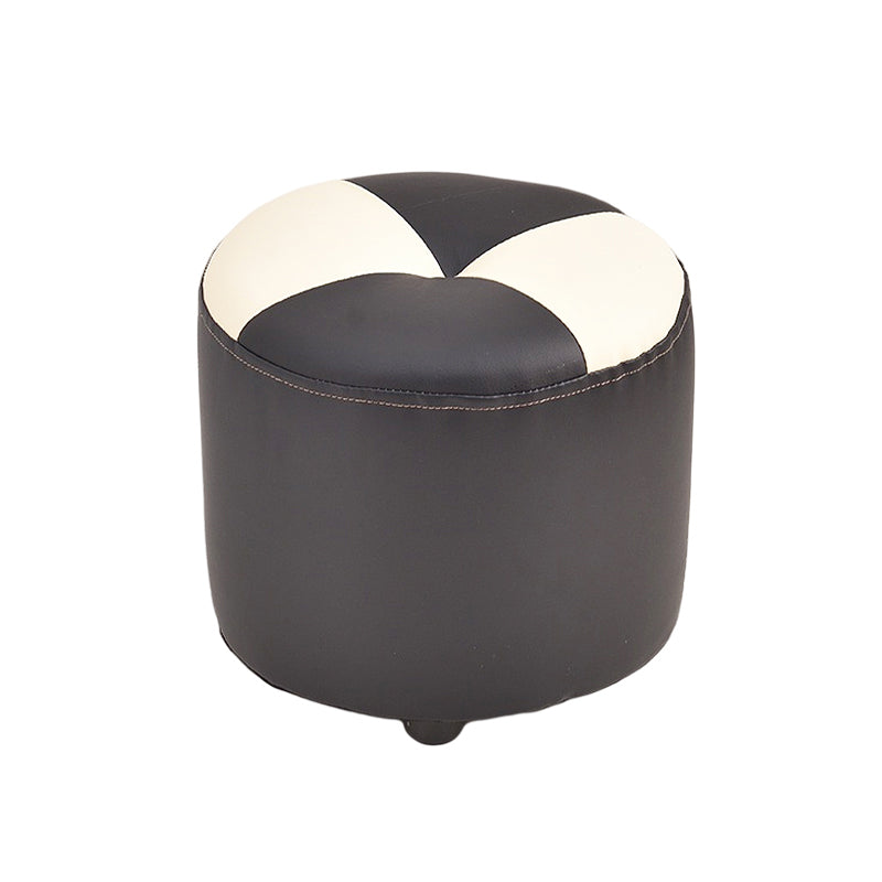 Modern Yellow Cube Water Resistant Color Piece Leather Indoor Cube