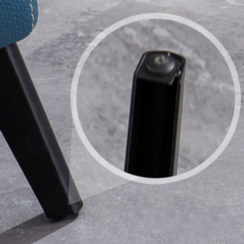 Contemporary Plain Chair Ottoman Plain Cotton Tufted Footstool Ottoman