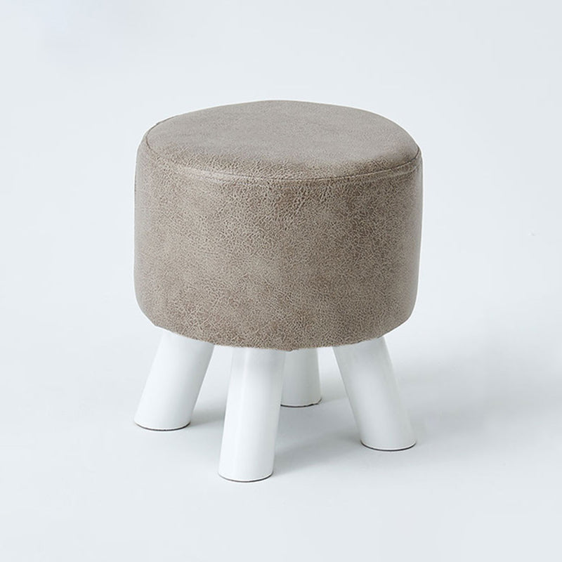 Modern Pure Color Standard Stain Resistant Leather Indoor Standard