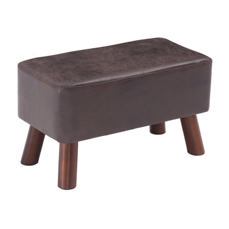 Modern Pure Color Standard Stain Resistant Leather Indoor Standard