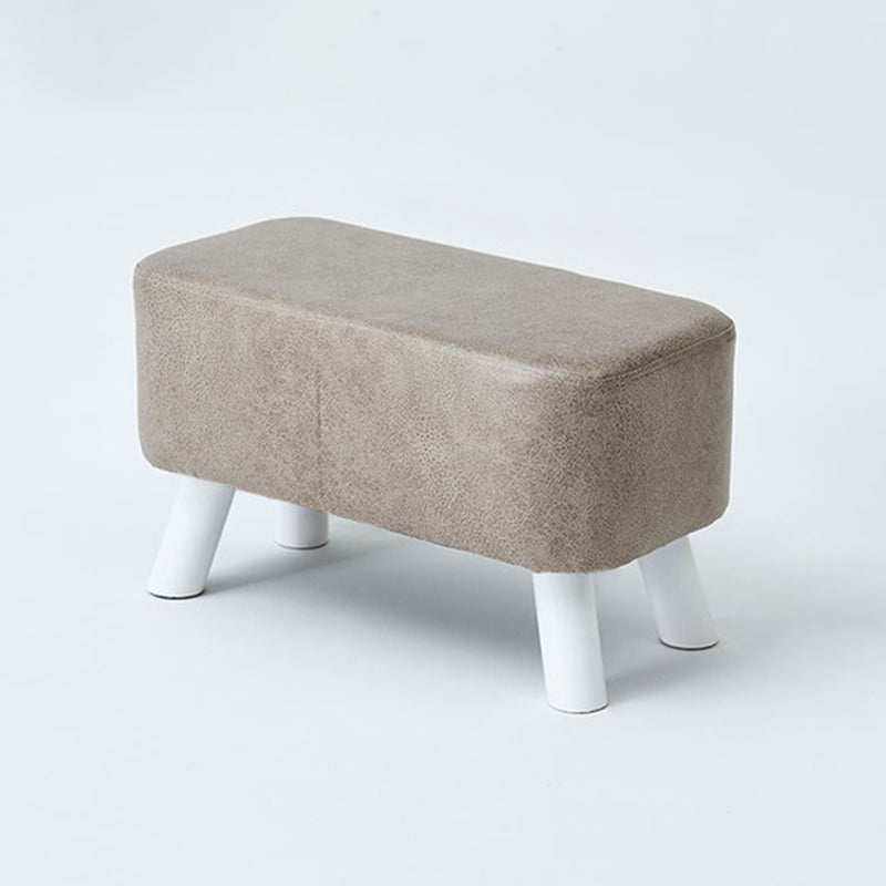 Modern Pure Color Standard Stain Resistant Leather Indoor Standard