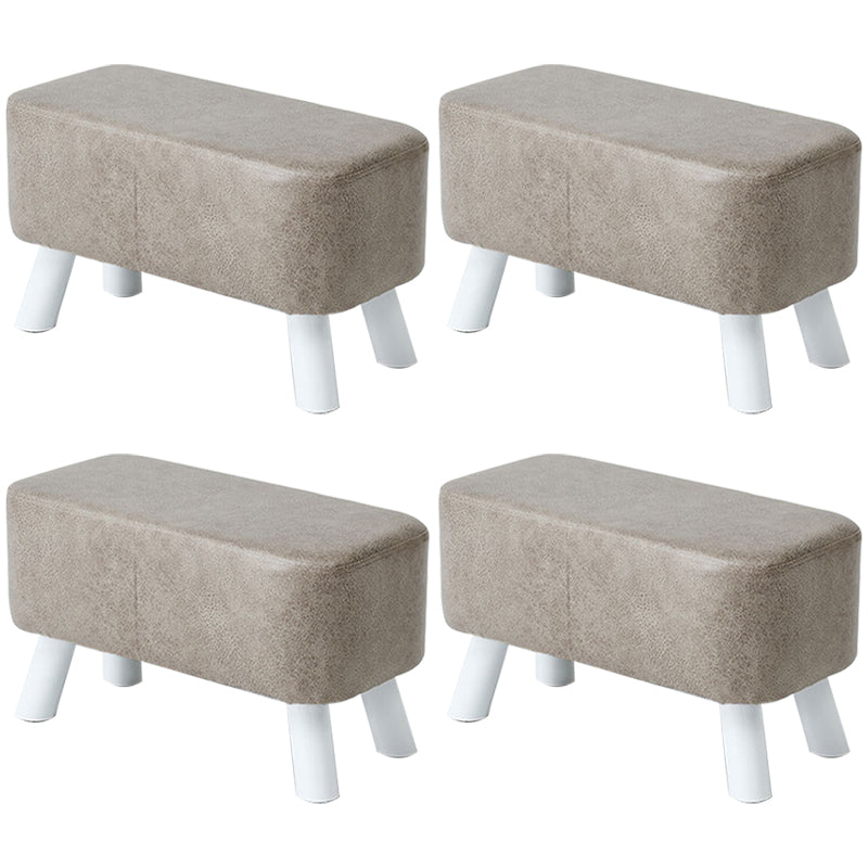 Modern Pure Color Standard Stain Resistant Leather Indoor Standard