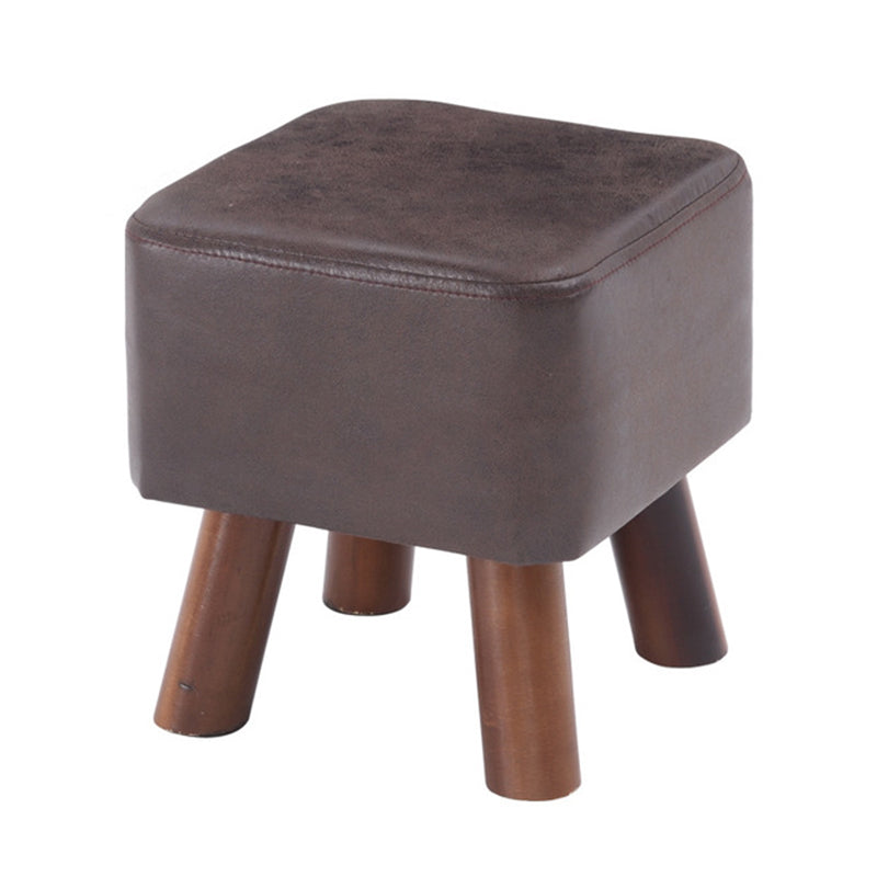 Modern Pure Color Standard Stain Resistant Leather Indoor Standard