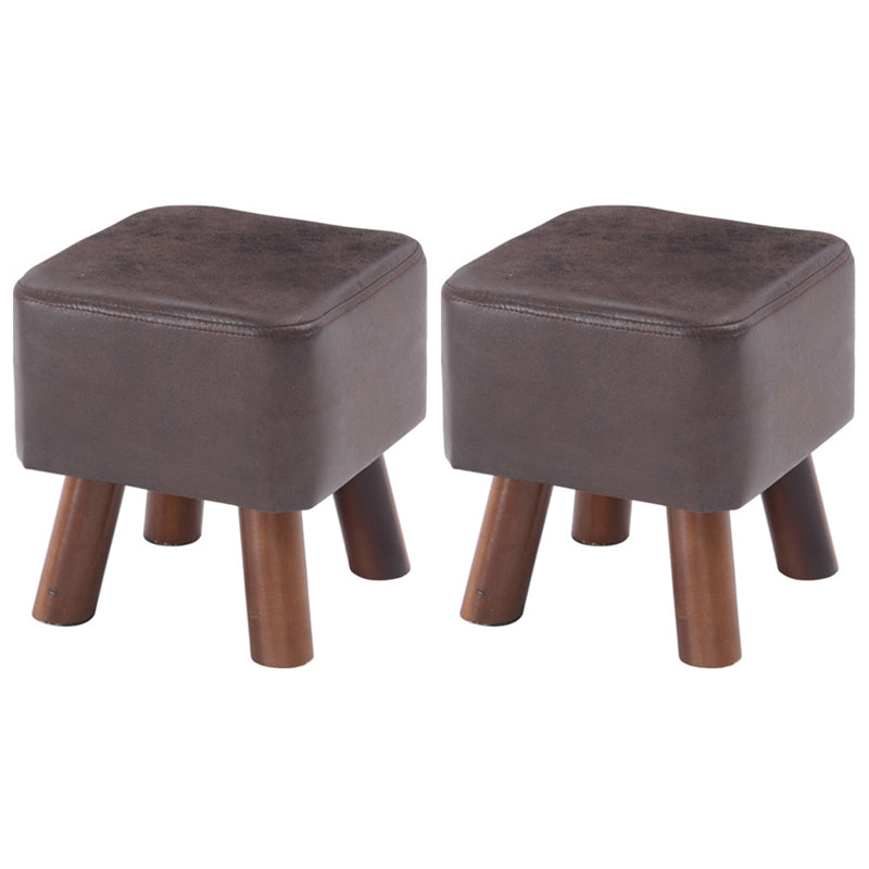 Modern Pure Color Standard Stain Resistant Leather Indoor Standard