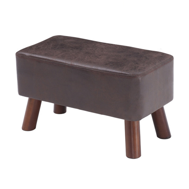 Modern Pure Color Standard Stain Resistant Leather Indoor Standard