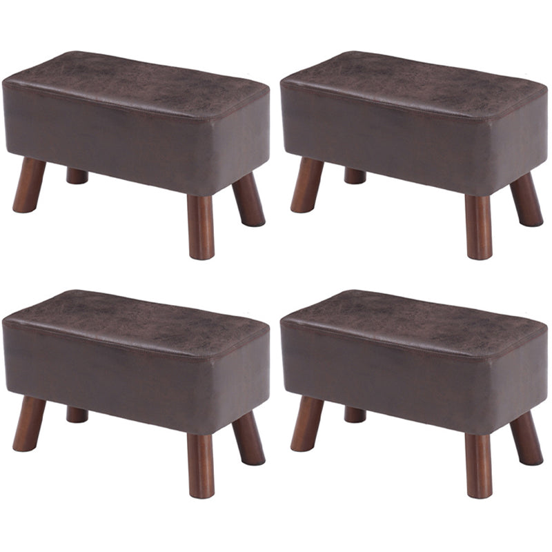 Modern Pure Color Standard Stain Resistant Leather Indoor Standard