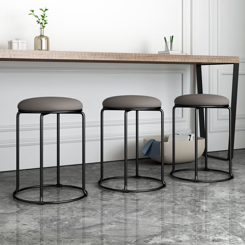 Standard Ottoman Round Corduroy Glam Whole Colored Tear Resistant Ottoman