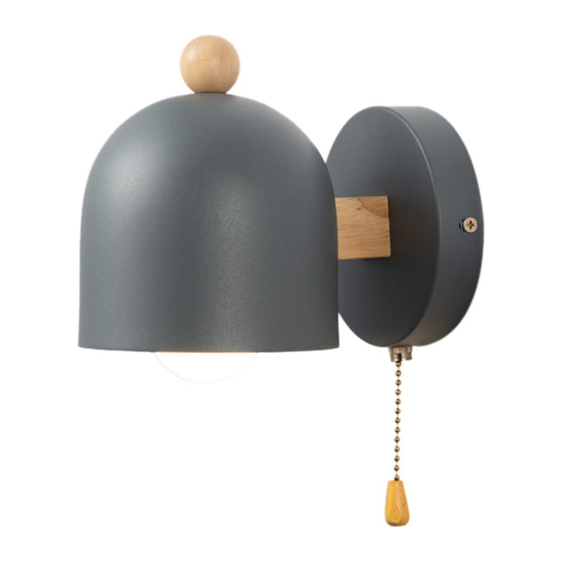 Modern Style Cylinder ShaPe Wall Sconce Metal 1 Light Sconces for Bedroom