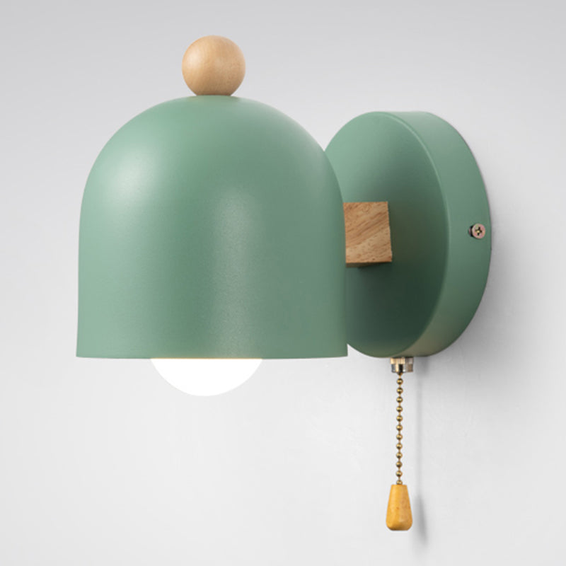 Modern Style Cylinder ShaPe Wall Sconce Metal 1 Light Sconces for Bedroom