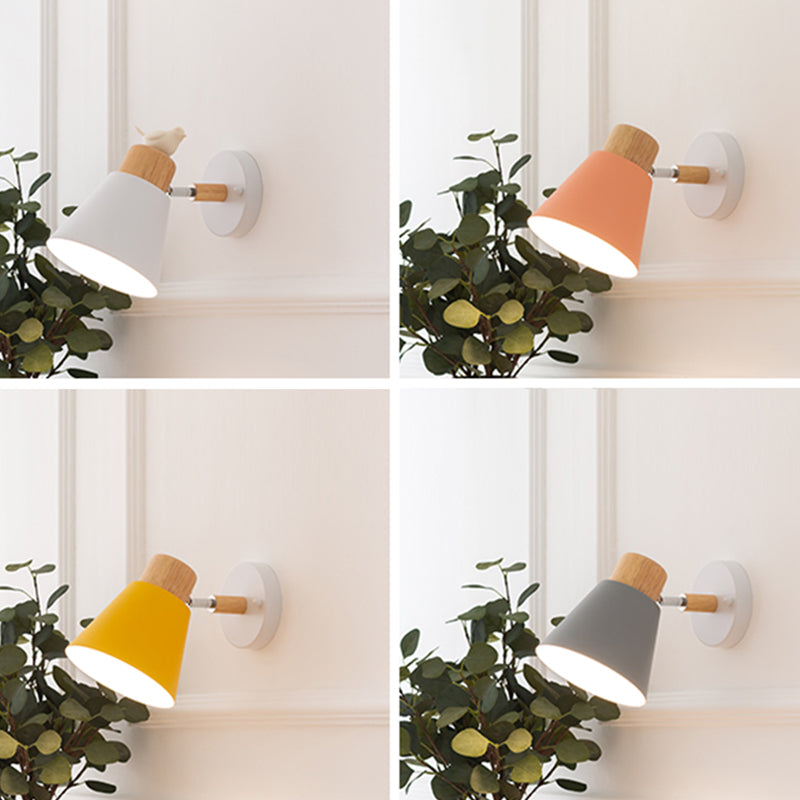 Modern Cone Shape Wall Sconce Lights 1 Light Wall Light for Dining Room