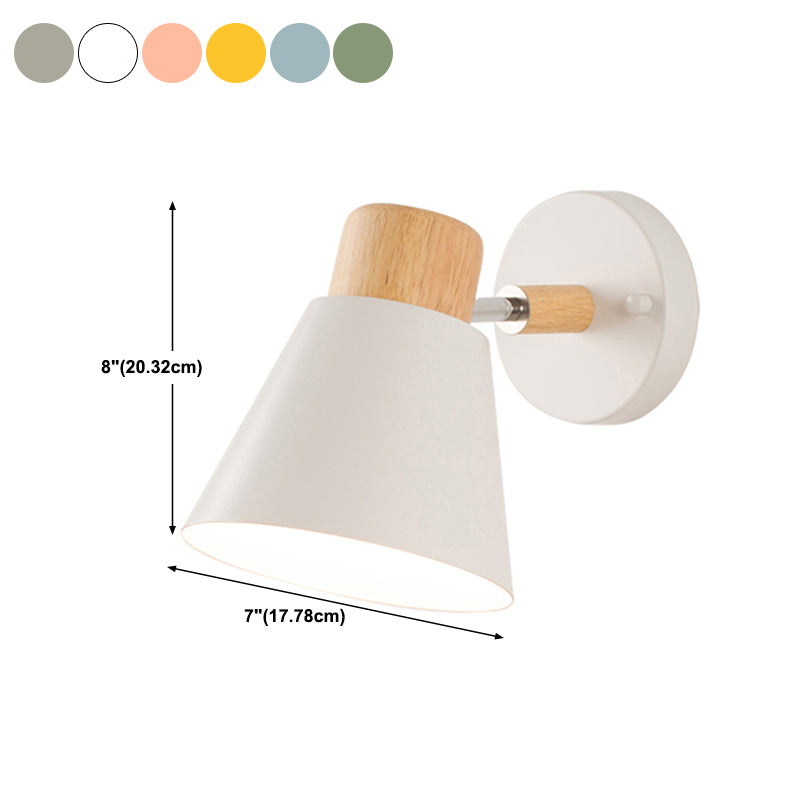 Modern Cone Shape Wall Sconce Lights 1 Light Wall Light for Dining Room