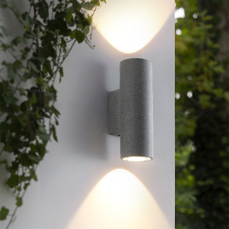 Modern Sconce Light Fixture Stone 2-light Sconce for Outdoor