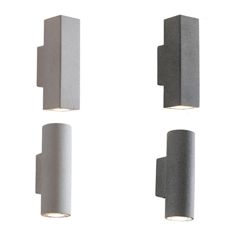 Modern Sconce Light Fixture Stone 2-light Sconce for Outdoor