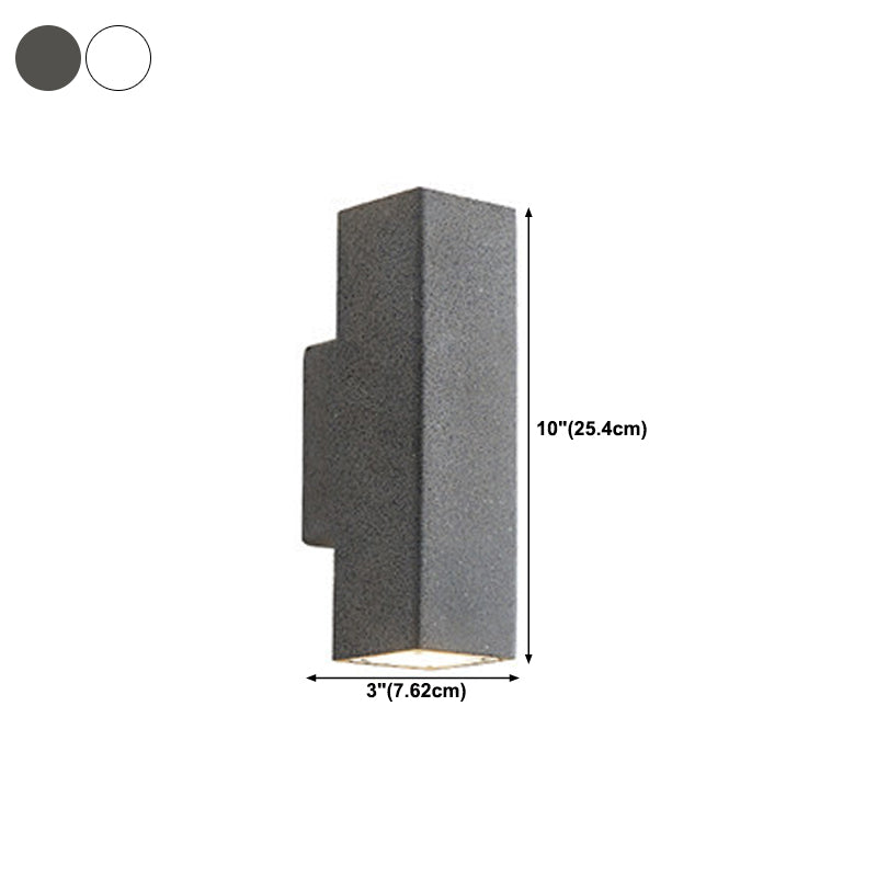 Modern Sconce Light Fixture Stone 2-light Sconce for Outdoor