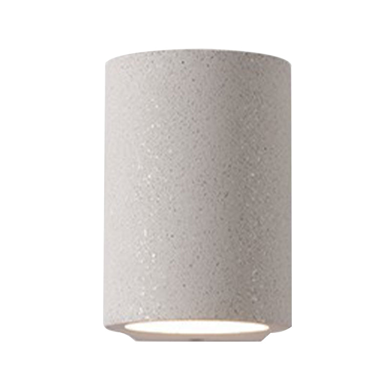 Modern Rectangular Sconce Light Fixture Cement 2-light Wall Sconces for Outdoor