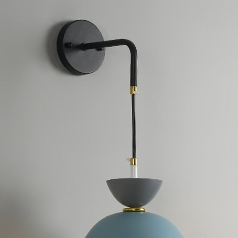 Modern Globe Shape Wall Sconce Lights 1 Light Wall Light for Dining Room