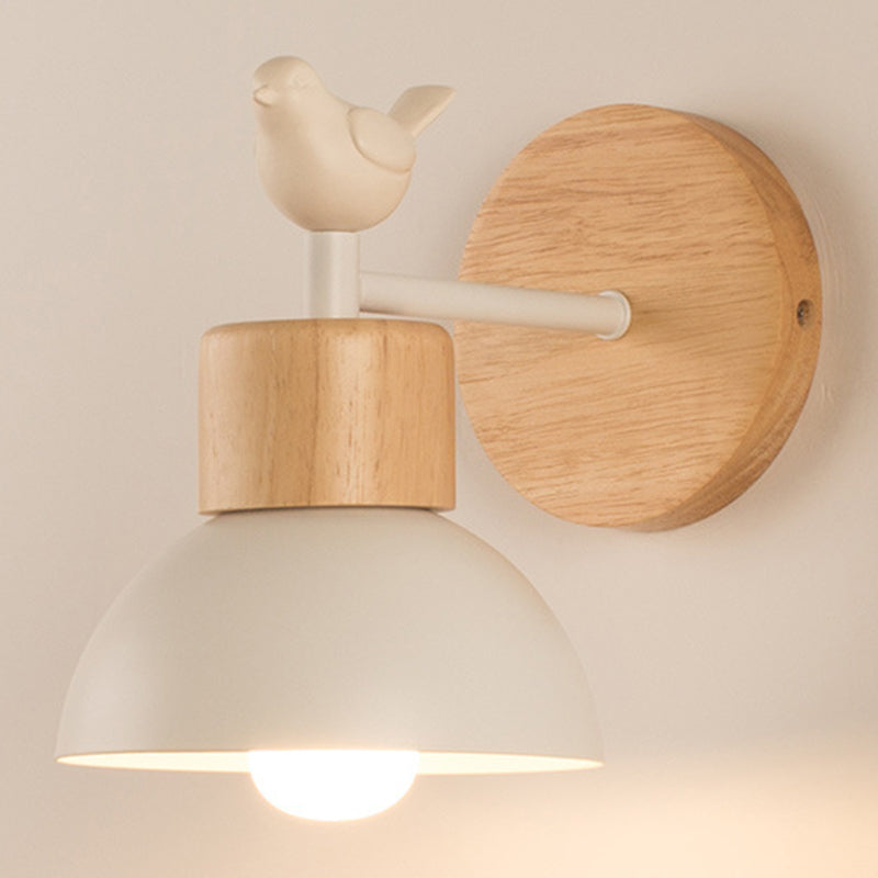 Modern Bowl Shape Wall Sconce Lights 1 Light Wall Light for Living Room