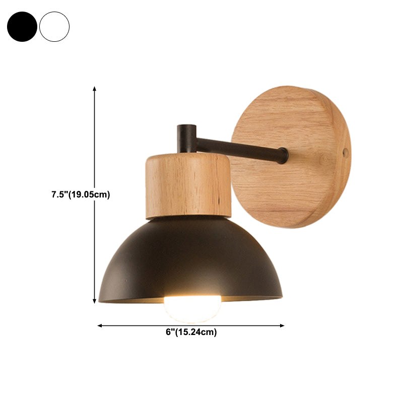 Modern Bowl Shape Wall Sconce Lights 1 Light Wall Light for Living Room