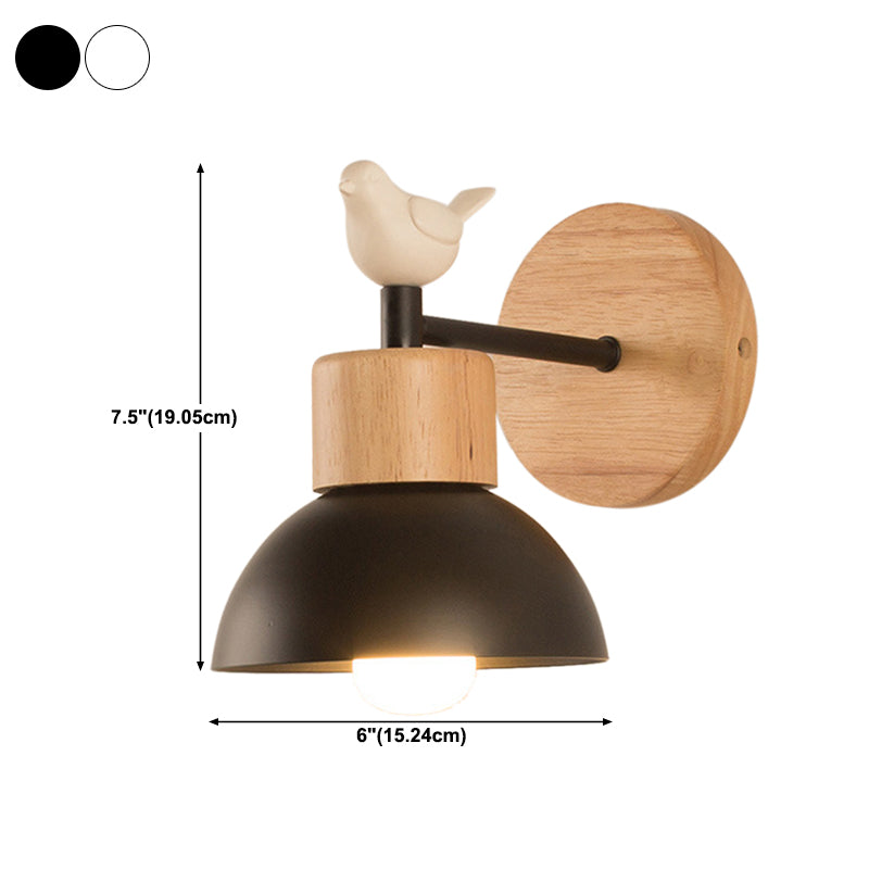 Modern Bowl Shape Wall Sconce Lights 1 Light Wall Light for Living Room