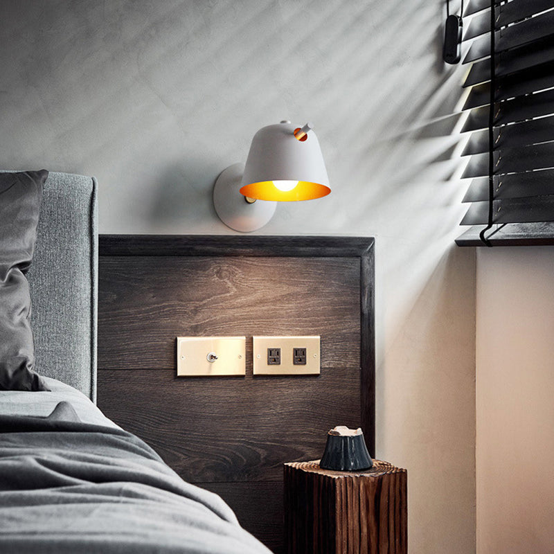 Modern Unique Shape Wall Sconce Lights Metal 1 Light Wall Light for Living Room