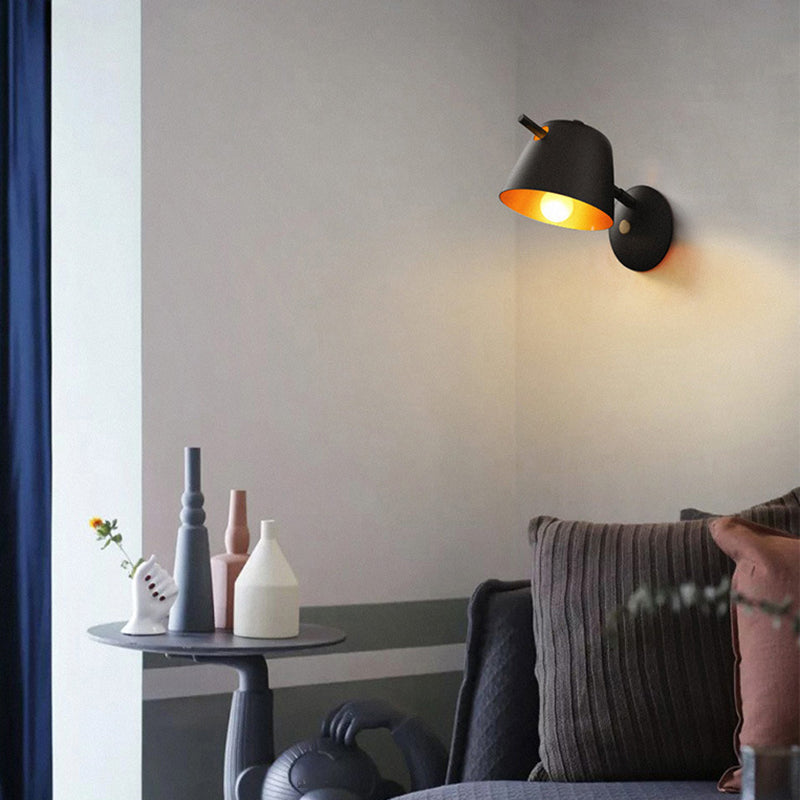 Modern Unique Shape Wall Sconce Lights Metal 1 Light Wall Light for Living Room