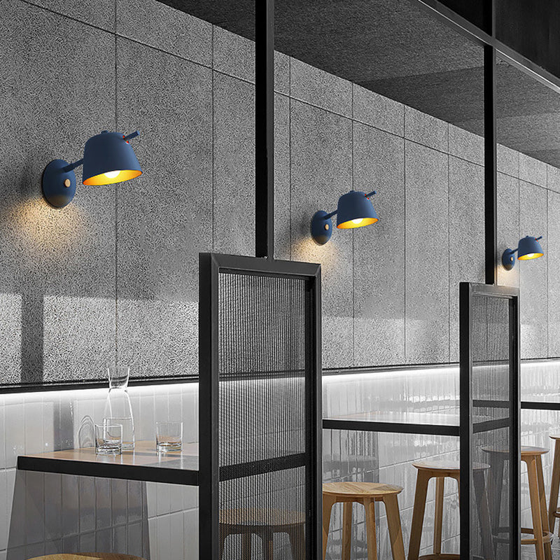 Modern Unique Shape Wall Sconce Lights Metal 1 Light Wall Light for Living Room