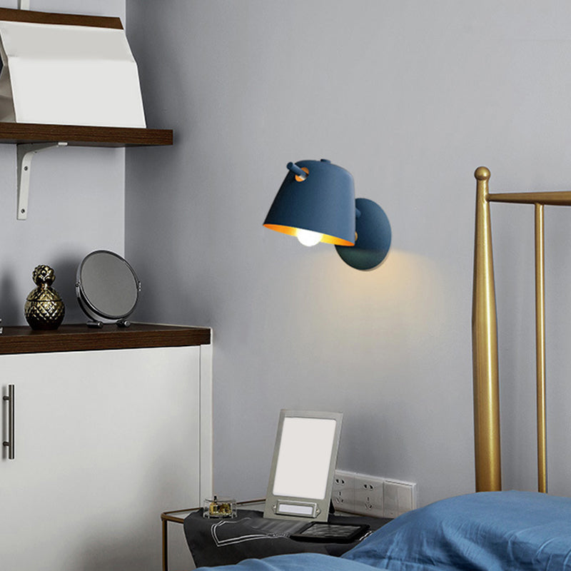 Modern Unique Shape Wall Sconce Lights Metal 1 Light Wall Light for Living Room
