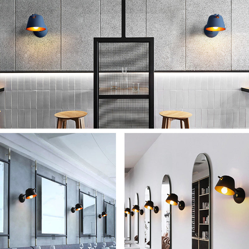 Modern Unique Shape Wall Sconce Lights Metal 1 Light Wall Light for Living Room