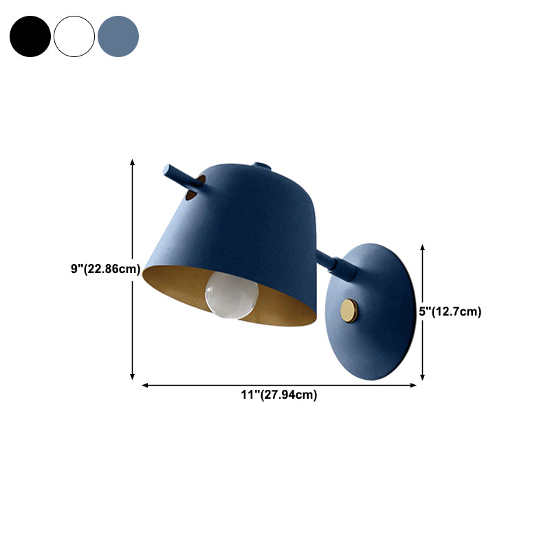 Modern Unique Shape Wall Sconce Lights Metal 1 Light Wall Light for Living Room