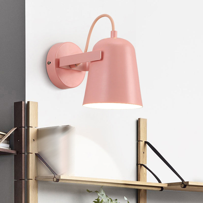 Modern Elongated Dome Shape Wall Sconce Lights Metal 1 Light Wall Light for Living Room