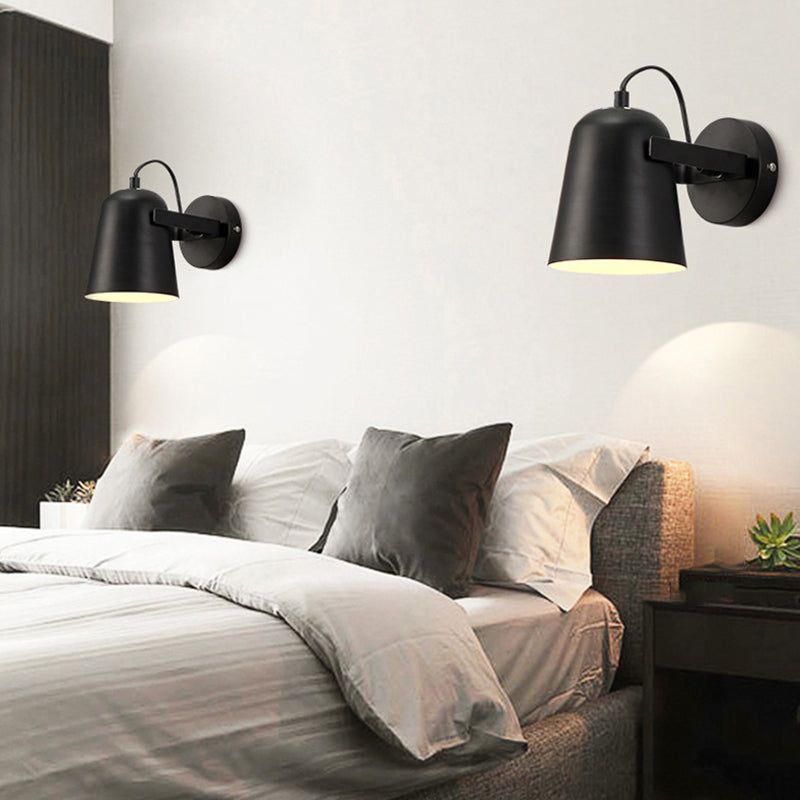 Modern Elongated Dome Shape Wall Sconce Lights Metal 1 Light Wall Light for Living Room