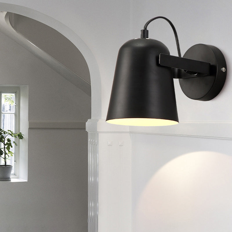 Modern Elongated Dome Shape Wall Sconce Lights Metal 1 Light Wall Light for Living Room