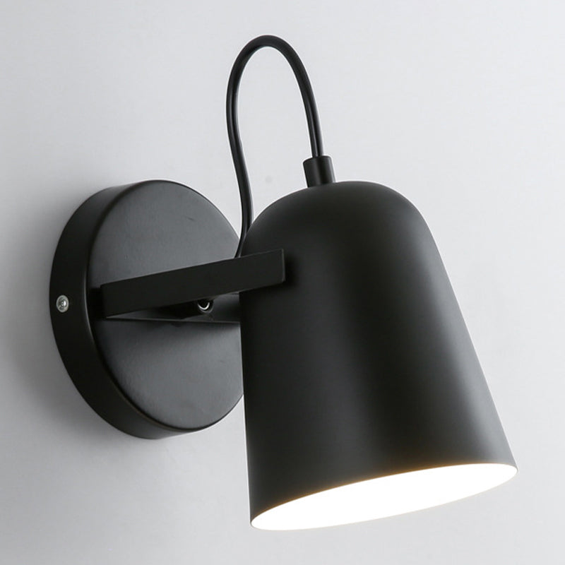 Modern Elongated Dome Shape Wall Sconce Lights Metal 1 Light Wall Light for Living Room