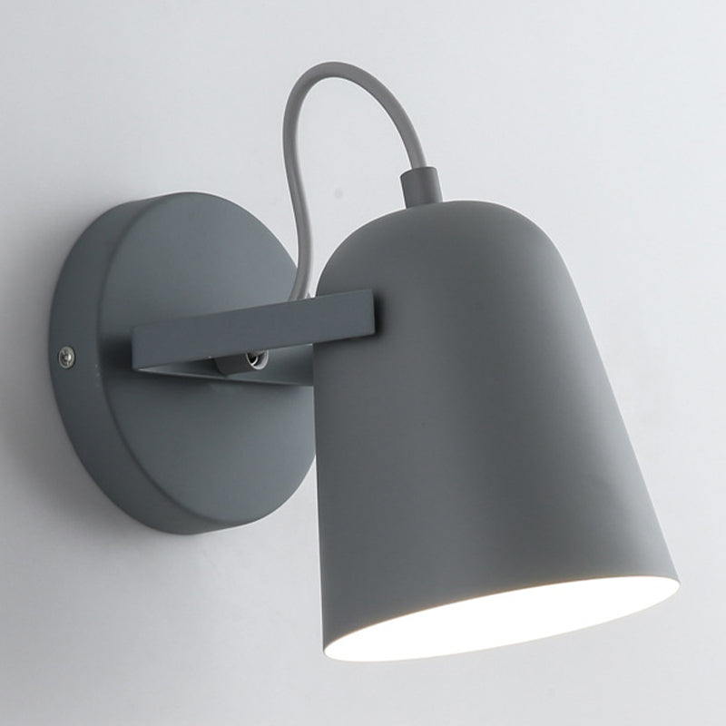 Modern Elongated Dome Shape Wall Sconce Lights Metal 1 Light Wall Light for Living Room