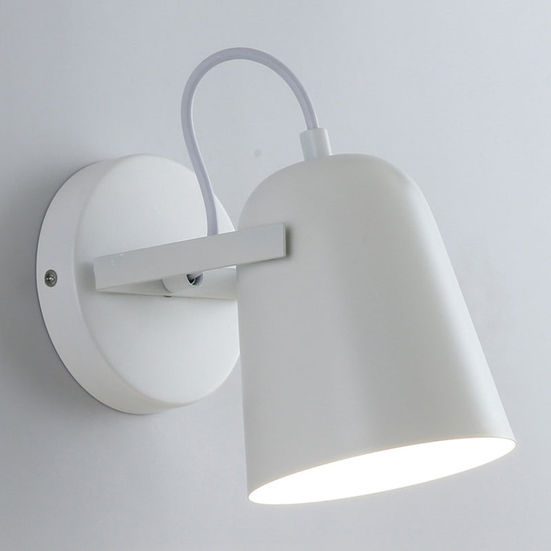 Modern Elongated Dome Shape Wall Sconce Lights Metal 1 Light Wall Light for Living Room