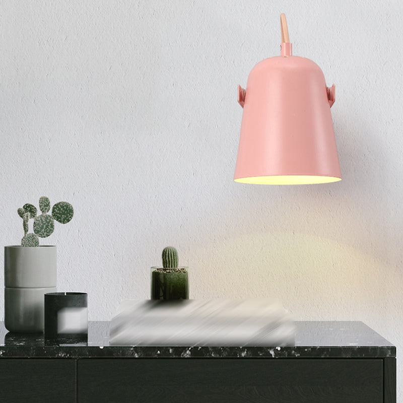Modern Elongated Dome Shape Wall Sconce Lights Metal 1 Light Wall Light for Living Room