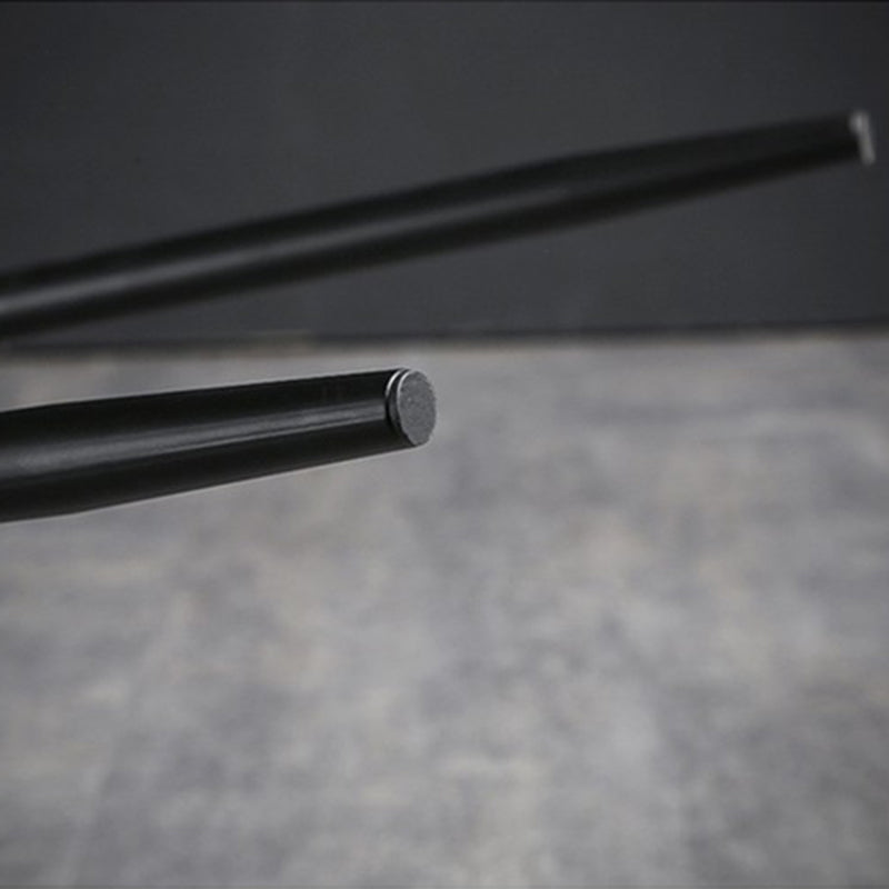 Indoor Faux Leather Counter Chair Industrial Bar Stool with Metal Legs